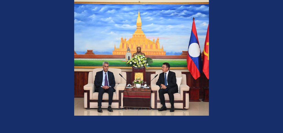 Ambassador Yogeshwar Sangwan met H.E. Bounleua Phandanouvong, Chairman of the Committee for External Relations of the Central Committee and discussed enhancing bilateral relations between  India and laos.
